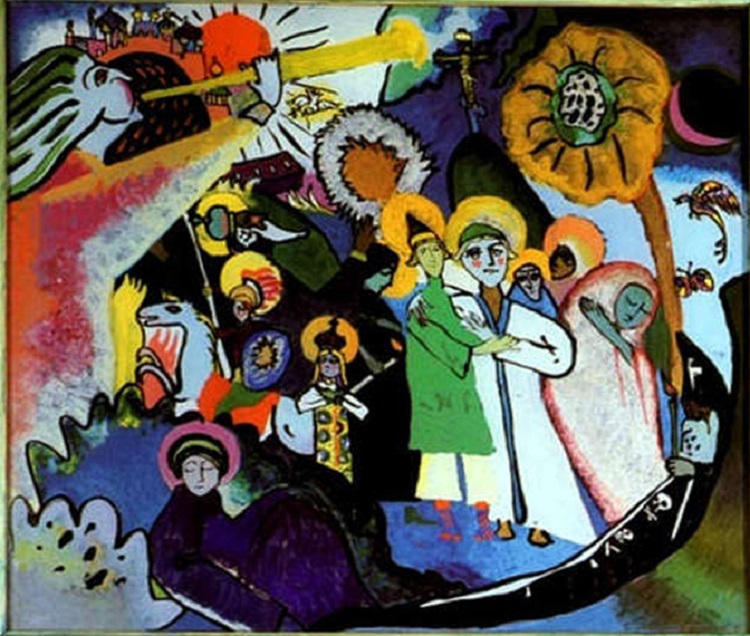 All Saints l 1911 Wassily Kandinsky Abstract Oil Painting